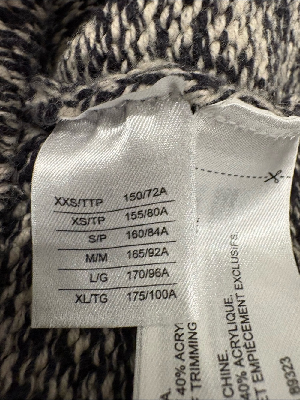 Roots Canada Cabin Collection Marled Knit Crewneck Sweater Stripe Women’s Large - Picture 7 of 12